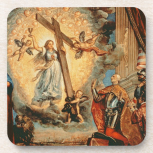 Dessous-de-verre Le doge Grimani se mettant à genoux avant la foi