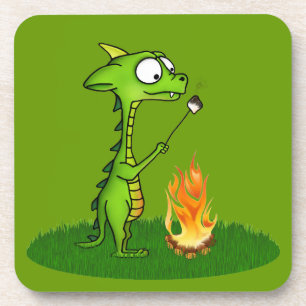 Dessous-de-verre Le feu de dragon