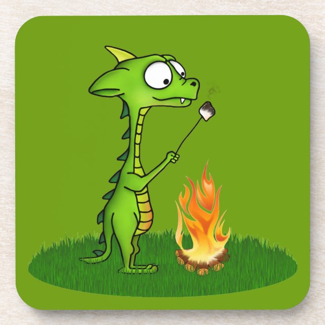 Dessous-de-verre Le feu de dragon (Devant)