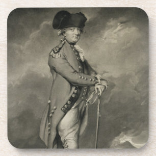 Dessous-de-verre Le Général Cornwallis (1738-1805) gravé par Joh