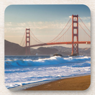 Dessous-de-verre Le Golden Gate Bridge depuis Baker Beach