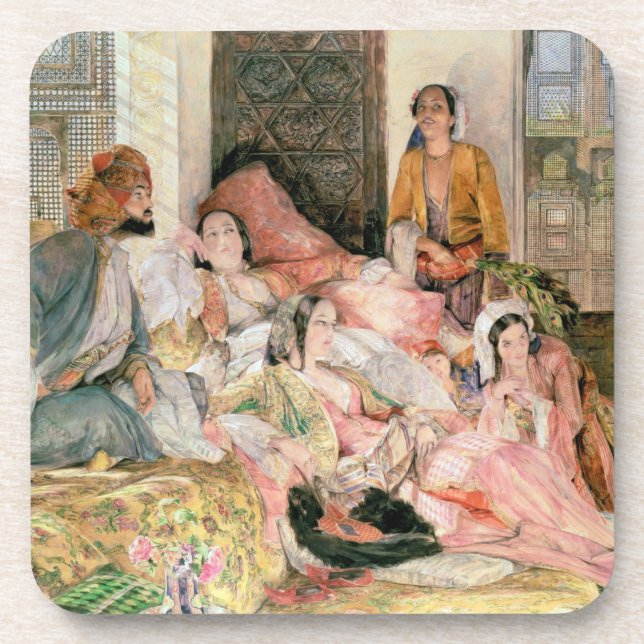 Dessous-de-verre Le Harem, vers 1850 (Devant)