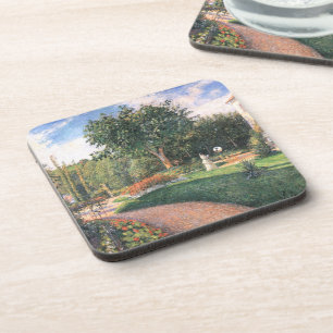 Dessous-de-verre Le Jardin des Mathurins Camille Pissarro