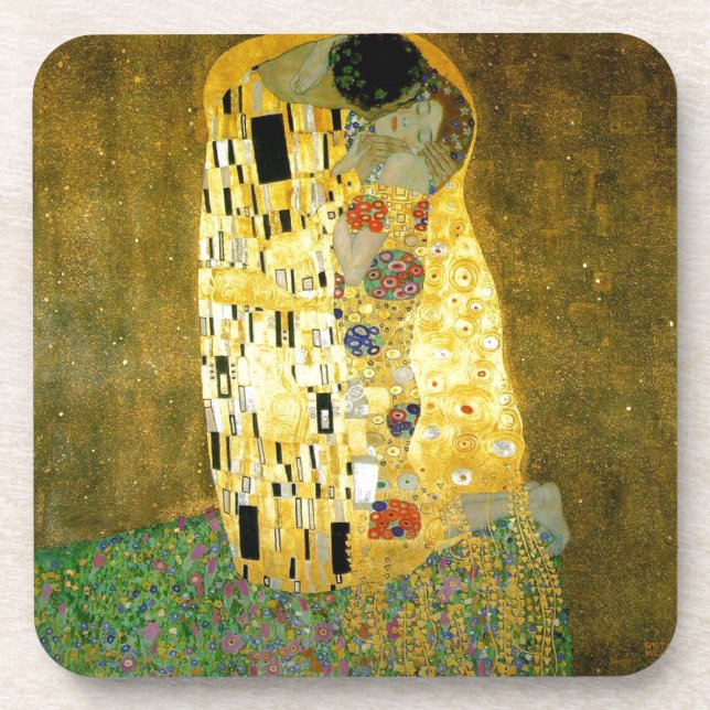 Dessous-de-verre Le Kiss ~ Gustav Klimt (Devant)