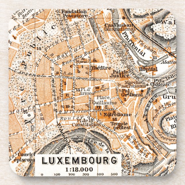 Dessous-de-verre Le Luxembourg (Devant)