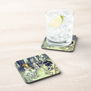 Dessous-de-verre Le Magicien d'Oz Vintage, Dorothy Rencontre l'Homm