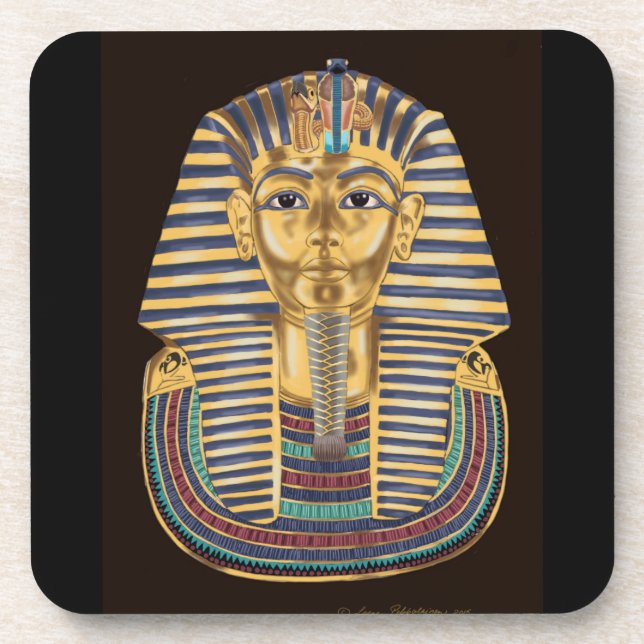 Dessous-de-verre Le masque d'or de Tutankhamon (Devant)