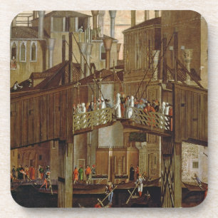 Dessous-de-verre Le miracle de la relique de la croix sainte,