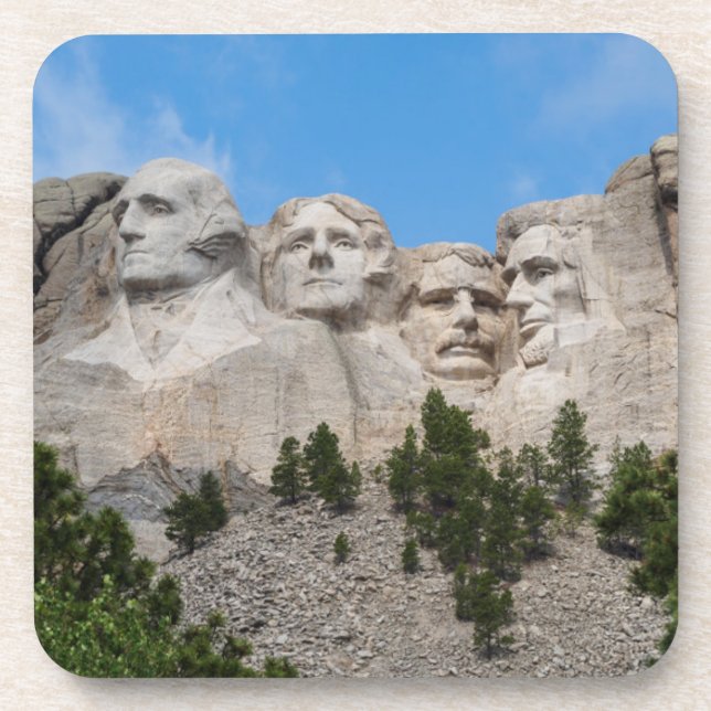 Dessous-de-verre Le Mont Rushmore au printemps (Devant)