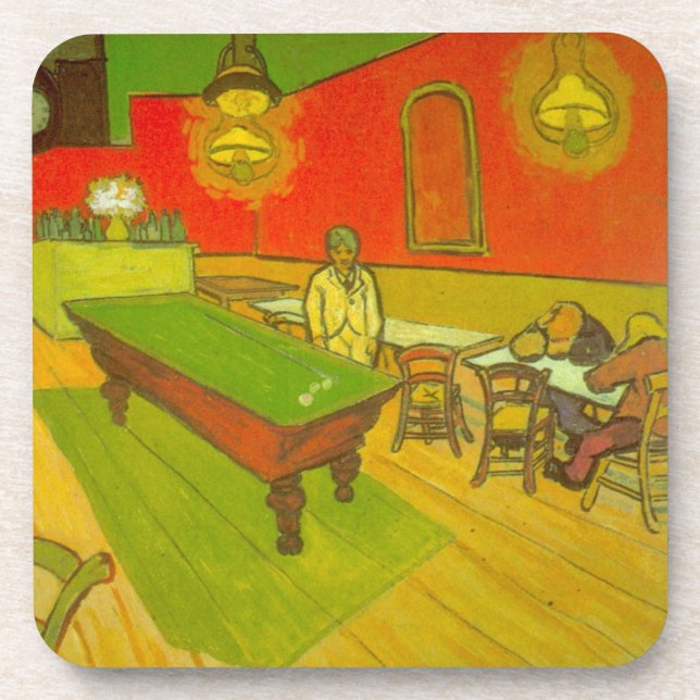 Dessous-de-verre Le Night Cafe de Vincent van Gogh (Devant)