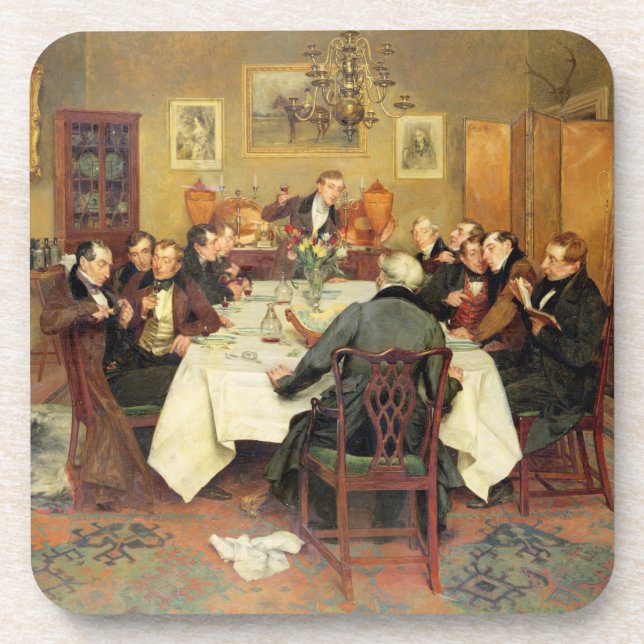 Dessous-de-verre Le pain grillé "amoureux et épouses" du Bagman (Devant)