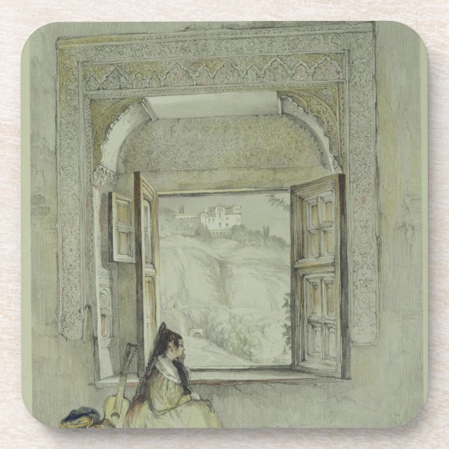 Dessous-de-verre Le palais du Generalife, de la maison de Cha (Devant)