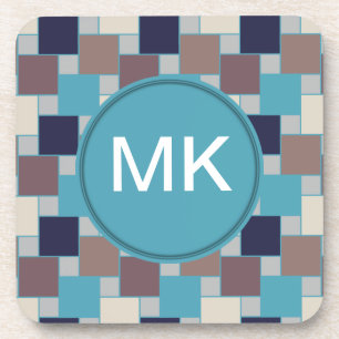 Dessous-de-verre Le paon sur la plage