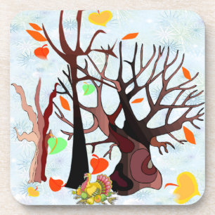 Dessous-de-verre Le pays des merveilles de l'automne