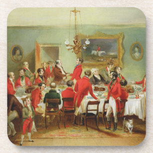 Dessous-de-verre Le petit déjeuner de chasse, Hall du célibataire,