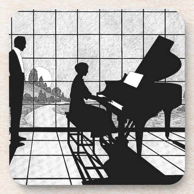 Dessous-de-verre Le Pianiste (Devant)