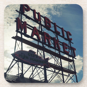 Dessous-de-verre Le Pike Place Market de Seattle