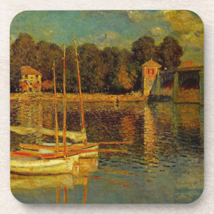 Dessous-de-verre Le Pont à Argenteuil par Claude Monet
