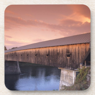 Dessous-de-verre Le pont couvert le plus long des États-Unis