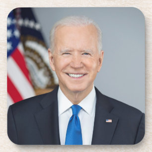 Dessous-de-verre Le président Joe Biden Portrait de la Maison Blanc