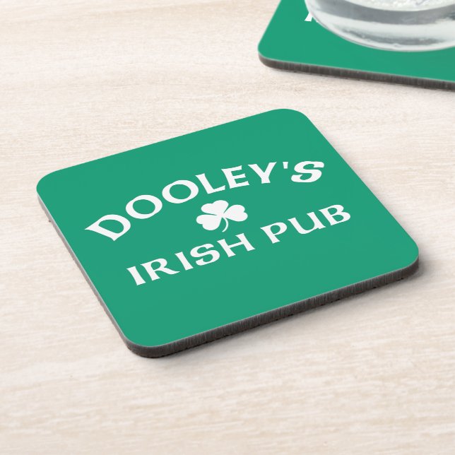 Dessous-de-verre Le pub irlandais Dooley's   (Côté gauche)