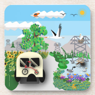 Dessous-de-verre Le Road Tour