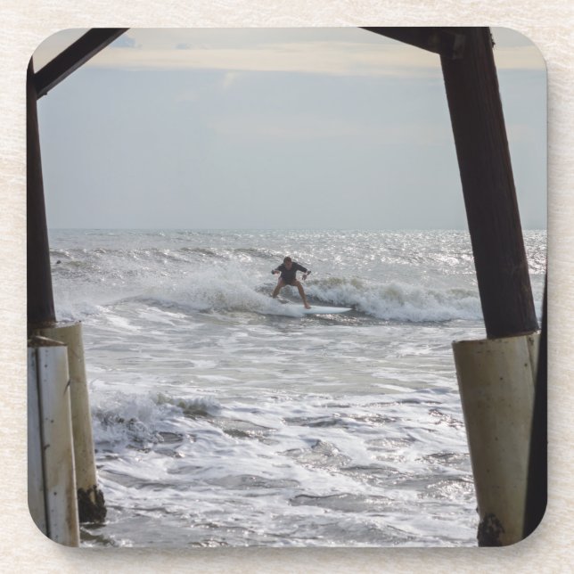 Dessous-de-verre Le surf de cacao (Devant)