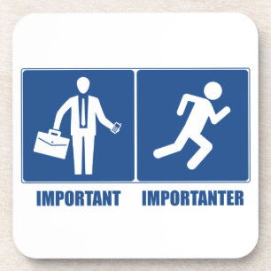 Dessous-de-verre Le Travail Est Important, L'Exécution Est Importan