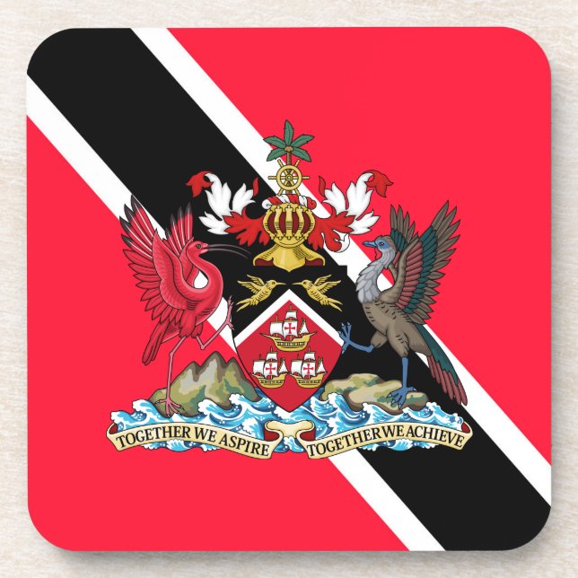 Dessous-de-verre Le Trinidad-et-Tobago (Devant)