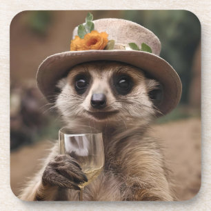 Dessous-de-verre Le Vin De Granny Meerkat,