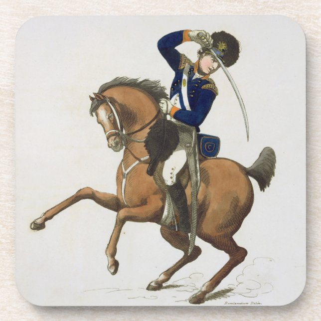 Dessous-de-verre Le volontaire de cavalerie de Westminster, (Devant)
