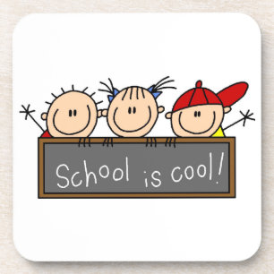 Dessous-de-verre L'école c'est cool