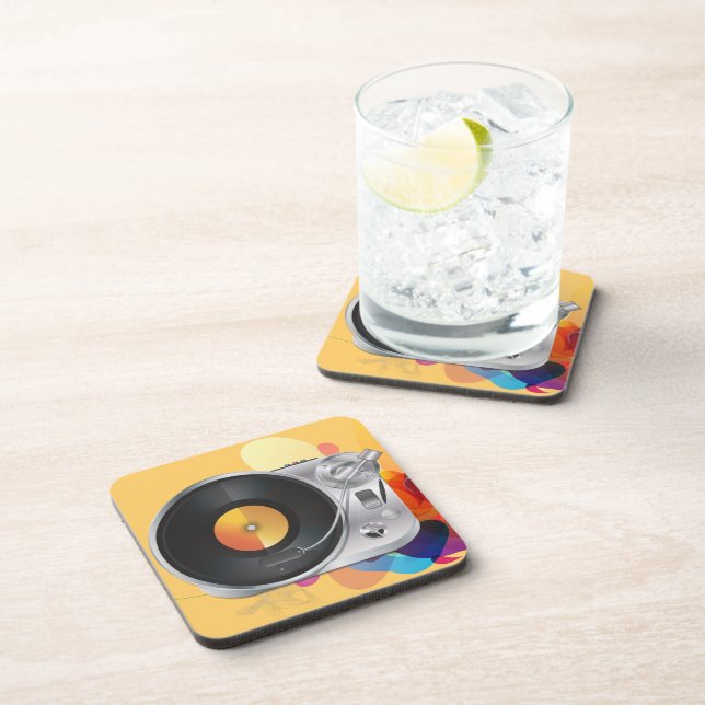 Dessous-de-verre Lecteur de musique DJ (Côté Droit)