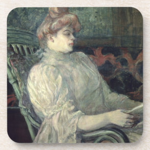 Dessous-de-verre Lecture de femme