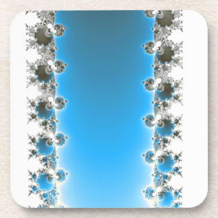Dessous-de-verre Leenece - Fractal bleu