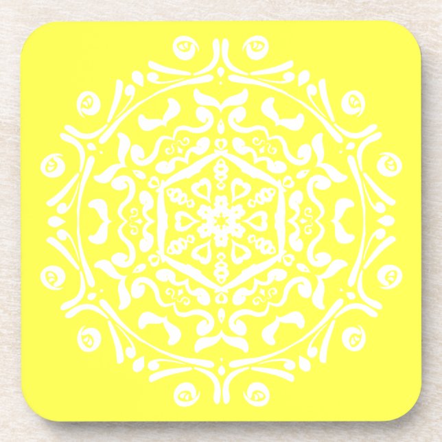 Dessous-de-verre Lemon Mandala (Devant)