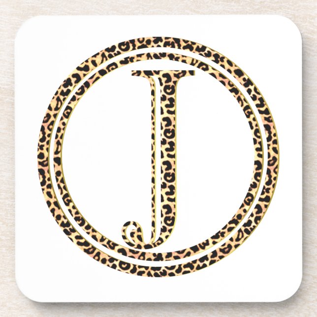 Dessous-de-verre Leopard J (Devant)