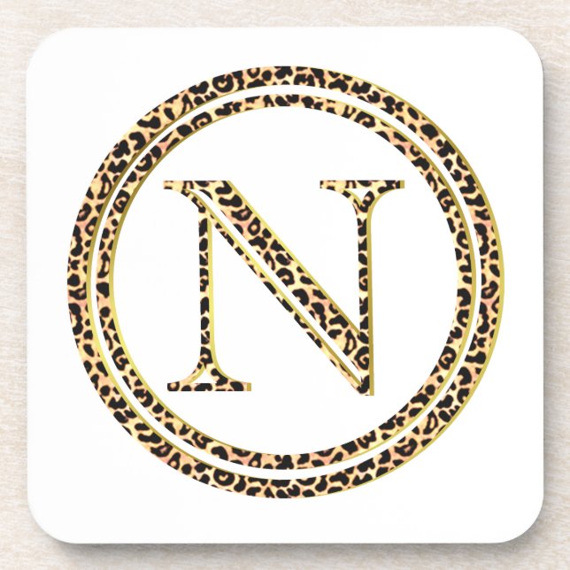 Dessous-de-verre Leopard N (Devant)