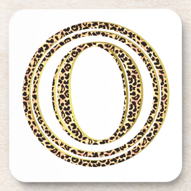 Dessous-de-verre Leopard O (Devant)