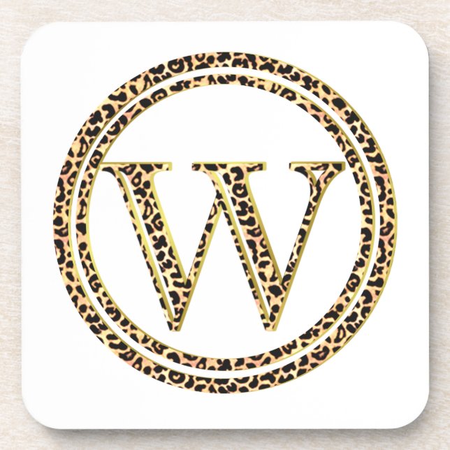 Dessous-de-verre Leopard W (Devant)