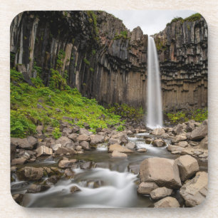 Dessous-de-verre Les cascades Cascade de Svartifoss, Islande du S