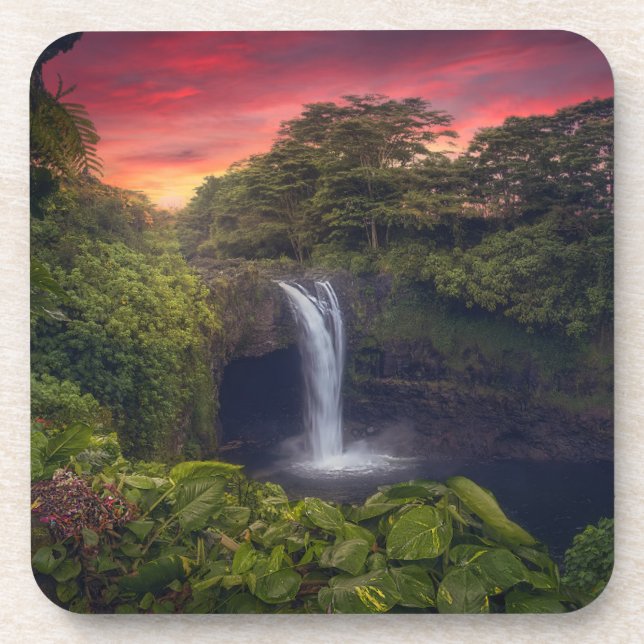 Dessous-de-verre Les cascades | Rainbow Falls, Hilo, Hawaii (Devant)