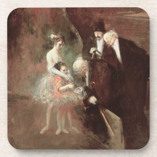 Dessous-de-verre Les danseurs, c.1925 (huile sur la toile)