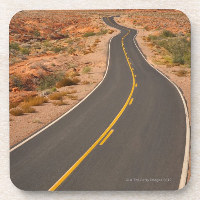 Dessous-de-verre Les Etats-Unis, Nevada, vallée du feu, route de (Devant)