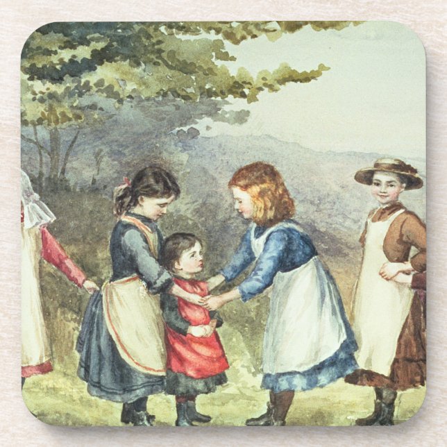 Dessous-de-verre Les jeux des enfants, c.1880 (la semaine sur le (Devant)