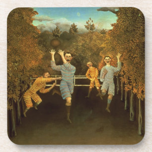 Dessous-de-verre Les joueurs de football, 1908 (huile sur la toile)