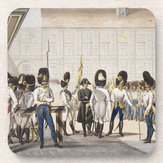 Dessous-de-verre Les nouveaux grenadiers autrichiens royaux (Devant)