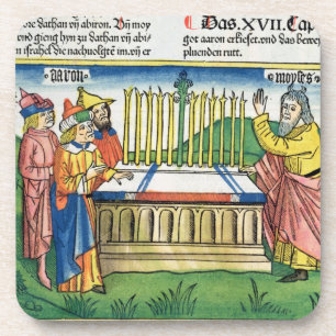 Dessous-de-verre Les numéros 17 1-11 personnels d'Aaron fleurit su