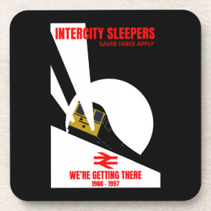 Dessous-de-verre Les passionnés de train ferroviaire britannique