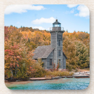 Dessous-de-verre Les phares Grand Island East Channel Light